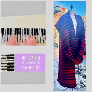 The wool piano scarfs